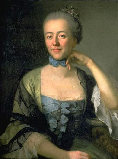 Anton Graff Portrait of Judith Gessner, wife of Solomon Gessner oil painting image